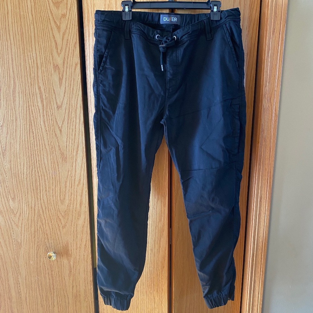 Duer No Sweat Jogger.  Men's. Black.  36x29